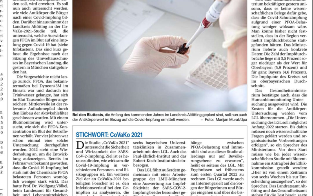 Jetzt endlich nach Druck aus München: zeitnahes Blutmonitoring