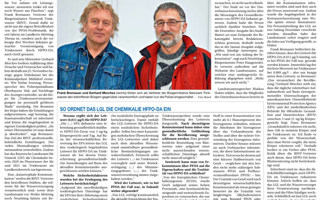 Antwort an Bayerische Staatszeitung